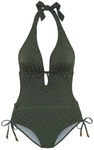 LASCANA Badeanzug Damen oliv Gr.40