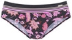 LASCANA Bikini-Hose Damen schwarz-pink Gr.46