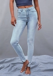 LASCANA Jeansjeggings Damen light blue washed Gr.38