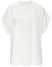 LASCANA Kurzarmbluse Damen creme Gr.40
