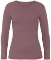 LASCANA Langarmshirt Damen mauve Gr.32/34