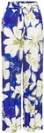 VIVANCE Palazzohose Damen blau-gr&uuml;n-creme bedruckt Gr.44