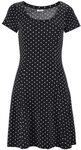 BEACHTIME BY LASCANA Sommerkleid Damen schwarz-wei&szlig;-gepunktet Gr.34