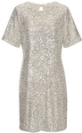 LASCANA Paillettenkleid Damen champagner Gr.44