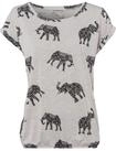 LASCANA T-Shirt Damen beige-gemustert Gr.32/34