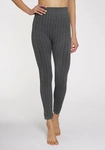 LAVANA Strickstrumpfleggings Damen 1x dunkelgrau meliert Gr.S/M (34/42)