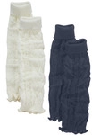 LAVANA Stulpensocken Damen 1x marine, 1x ecru Gr.