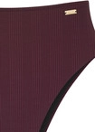 COPENHAGEN STUDIOS Highwaist-Bikini-Hose Damen weinrot Gr.38