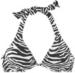 VENICE BEACH B&uuml;gel-Bikini-Top Damen schwarz-wei&szlig; Gr.36 Cup B