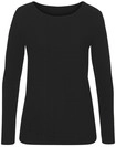 VIVANCE Langarmshirt Damen schwarz Gr.32/34