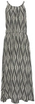 LASCANA Maxikleid Damen schwarz-sand bedruckt Gr.34