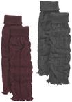LAVANA Stulpensocken Damen 1x weinrot, 1x anthrazit meliert Gr.