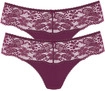 NUANCE BY LASCANA String Damen 2x cassis Gr.44/46