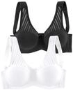 NUANCE Soft-BH Damen wei&szlig;+schwarz Gr.75B