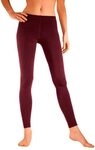 LAVANA Thermoleggings Damen weinrot-schwarz, schwarz Gr.S (36/38)