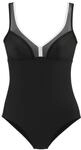 LASCANA Badeanzug Damen schwarz Gr.44