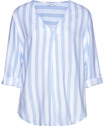 LASCANA Schlupfbluse Damen wei&szlig;-hellblau Gr.34