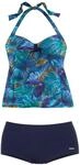 LASCANA Tankini Damen blau-bedruckt Gr.38 Cup B