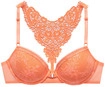LASCANA Push-up-BH Damen neon pfirsich Gr.70B