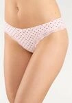 LASCANA Brasilslip Damen rosa-uni, gepunktet, gestreift Gr.32/34