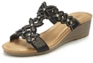 VIVANCE BY LASCANA Pantolette Damen schwarz Gr.37