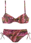 LASCANA B&uuml;gel-Bikini Damen pink-bedruckt Gr.36 Cup B