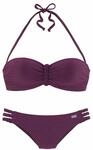 BUFFALO B&uuml;gel-Bandeau-Bikini Damen bordeaux Gr.38 Cup B