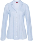 S.OLIVER Damen Pyjamaoberteil himmelblau-gestreift Gr.32/34