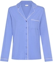 LASCANA Damen Pyjamaoberteil blau Gr.48/50