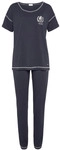 LASCANA Damen Pyjama dunkelblau Gr.32/34
