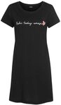VIVANCE DREAMS Damen Nachthemd schwarz Gr.32/34