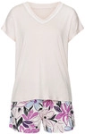 LASCANA Damen Shorty rosa-gebl&uuml;mt Gr.32/34