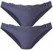 NUANCE Slip Damen 2xblaugrau Gr.40/42