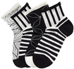 H.I.S Kurzsocken Damen schwarz-wei&szlig;-gemustert Gr.35-38
