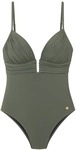 LASCANA Badeanzug Damen oliv Gr.40 Cup E