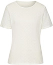 VIVANCE Kurzarmshirt Damen creme Gr.48/50