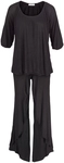 LASCANA Damen Pyjama schwarz Gr.44/46