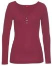 S.OLIVER Damen Pyjamaoberteil bordeaux Gr.32/34
