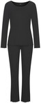 VIVANCE DREAMS Damen Pyjama schwarz Gr.36/38