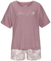 VIVANCE DREAMS Damen Shorty mauve-gemustert Gr.36/38