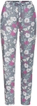 VIVANCE DREAMS Pyjamahose Damen grau-rosa-gebl&uuml;mt Gr.48/50