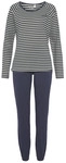 VIVANCE DREAMS BY LASCANA Damen Pyjama Dunkelblau Gr.44/46