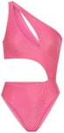 LSCN BY LASCANA Badeanzug Damen pink glitter Gr.44
