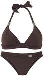 LASCANA Triangel-Bikini Damen dunkel braun Gr.38 Cup C