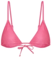 LSCN BY LASCANA Triangel-Bikini-Top Damen pink glitter Gr.36 Cup A/B
