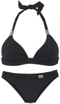 LASCANA Triangel-Bikini Damen schwarz Gr.40 Cup C