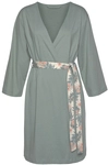 LASCANA Damen Kimono jadegr&uuml;n Gr.32/34