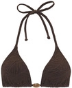 LASCANA Triangel-Bikini-Top Damen braun Gr.42 Cup A/B