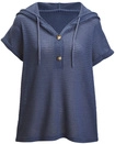 LASCANA Strandshirt Damen blau Gr.36/38