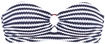 S.OLIVER Bandeau-Bikini-Top Damen marine-wei&szlig; Gr.42 Cup C/D